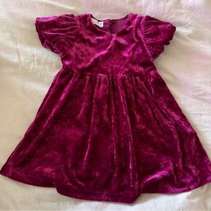 Beautiful magenta toddler dress